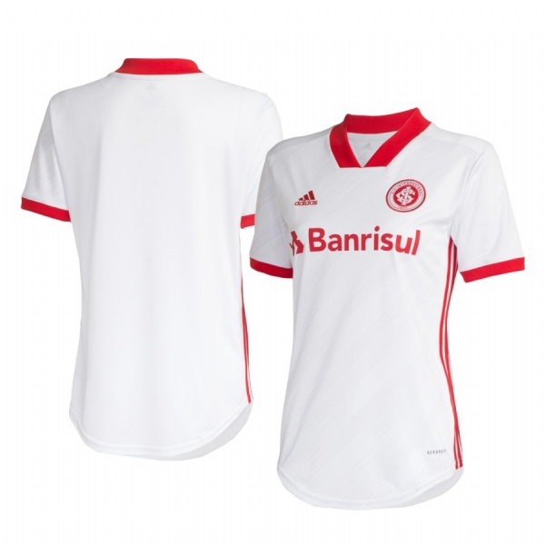 Women's Internacional White Away Short Sleeve Jersey 19-20