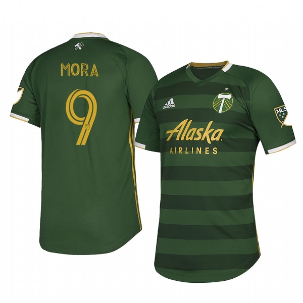 Portland Timbers Felipe Mora Men's Green Primary Short Sleeve Jersey 2020