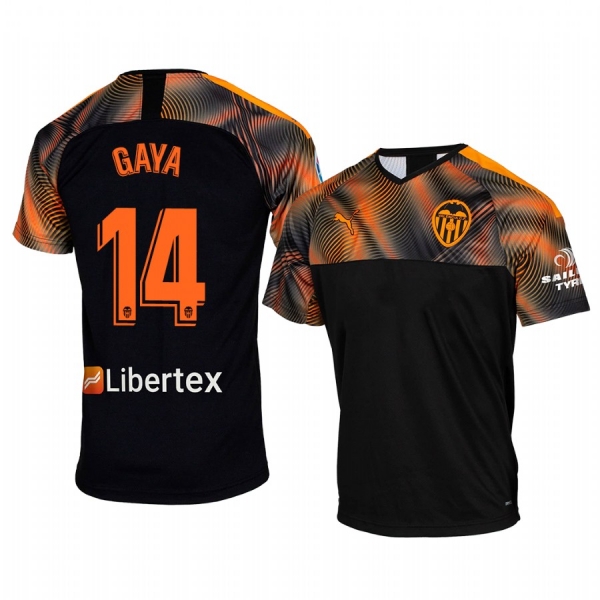 Youth Valencia Jose Luis Gaya Away Short Sleeve Jersey 19-20