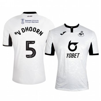 Swansea City Mike van der Hoorn Home Men's Jersey 19-20