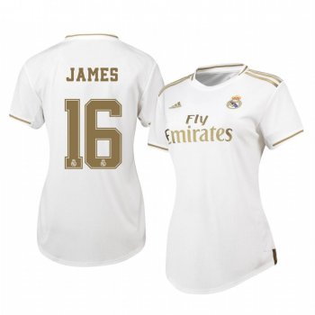 Women's James Rodríguez Real Madrid Home Jersey 19-20