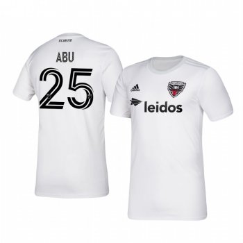 Mohammed Abu D.C. United 2020-21 Away Men's White Short Sleeve Jersey