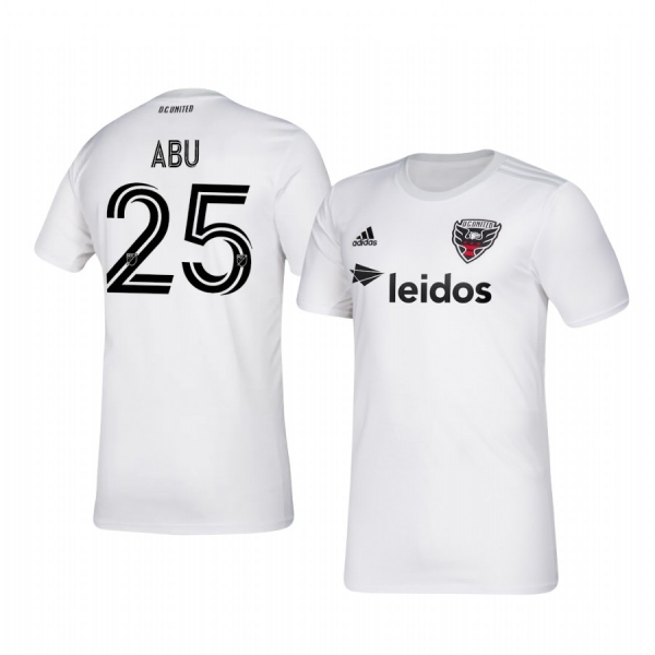 Mohammed Abu D.C. United 2020-21 Away Men's White Short Sleeve Jersey