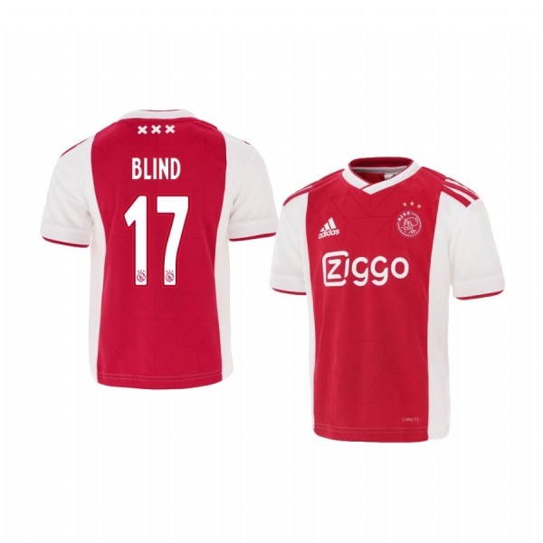 Youth Daley Blind Ajax 18-19 Home Jersey