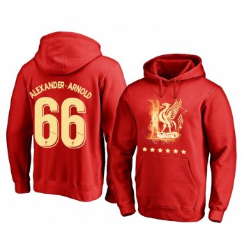 Trent Alexander-Arnold Liverpool We Won It Six Times Red Iconic Logo Pullover Hoodie