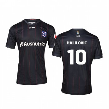 Youth SC Heerenveen Alen Halilovic 19-20 Away Black Short Sleeve Jersey