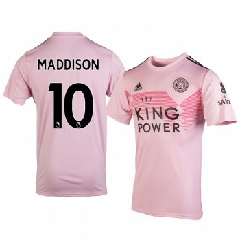 James Maddison Leicester City Away Men's Short Sleeve Jersey 19-20