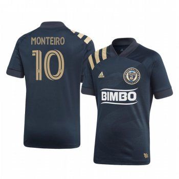 Jamiro Monteiro Philadelphia Union 2020-21 Home Men's Monteiro Short Sleeve Jersey