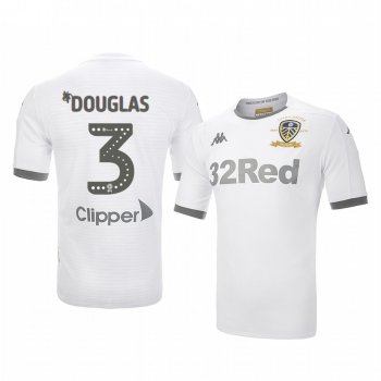 Barry Douglas Leeds United Home White 100 Year Crest Jersey