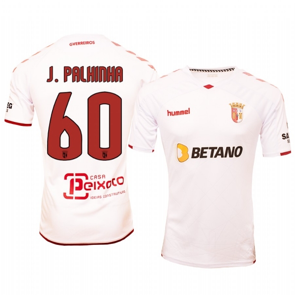 Joao Palhinha Braga Away White Short Sleeve Jersey