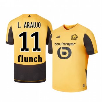 Lille OSC Luiz Araújo Men's Away Jersey 19-20