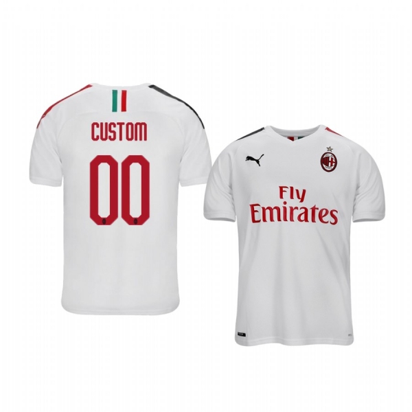 Custom AC Milan 19-20 Away Short Sleeve Jersey