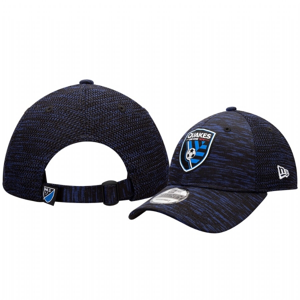 San Jose Earthquakes Black On-Field Collection 9TWENTY Adjustable Hat