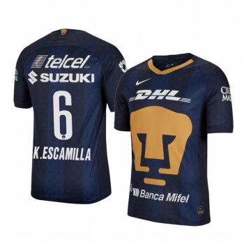 Pumas UNAM Kevin Escamilla 19-20 Away Jersey Men's