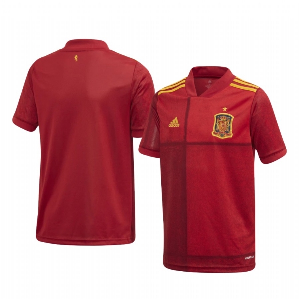 Youth Spain UEFA Euro 2020 Home Red Authentic Jersey