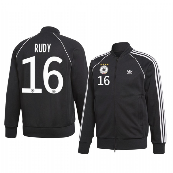 Sebastian Rudy Germany Black Team Pride Logo Full-Zip Long Sleeve Jacket