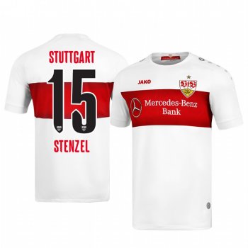 VfB Stuttgart Pascal Stenzel Men's 19-20 Home Replica Short Sleeve Jersey