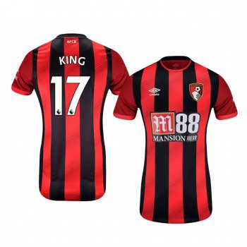 Women's Joshua King AFC Bournemouth Home Short Sleeve Jersey 19-20