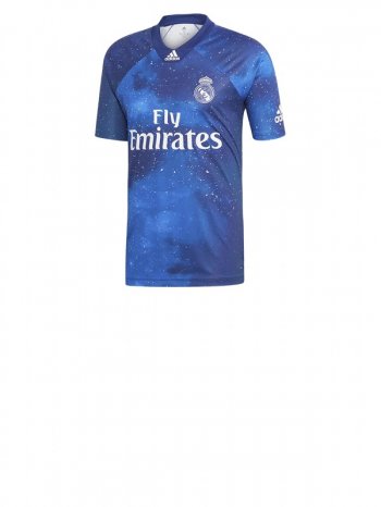 Real Madrid Men's Royal Fourth Short Sleeve Jersey 18-19