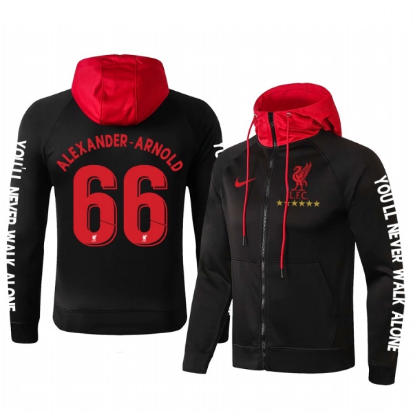 Trent Alexander-Arnold Liverpool Black Classic Full-Zip Jacket