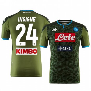 Lorenzo Insigne SSC Napoli 19-20 Away Short Sleeve Jersey