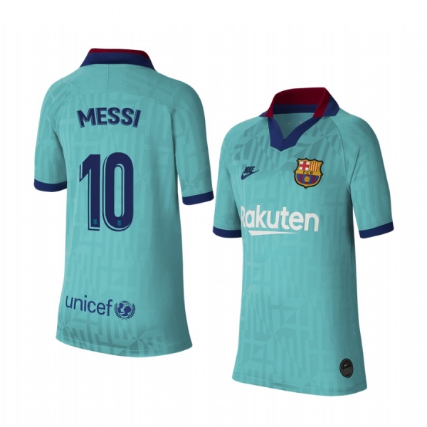 Youth Barcelona Lionel Messi Jersey Alternate Third 19-20