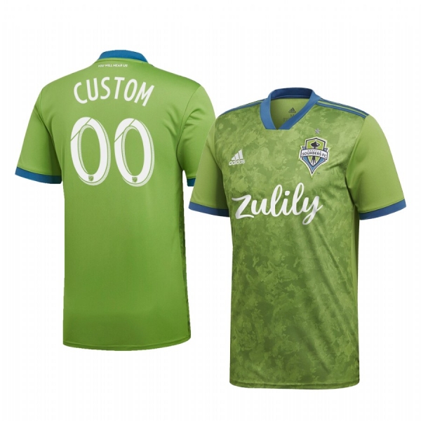 Custom Seattle Sounders FC Men's Home Replica Jersey 19-20