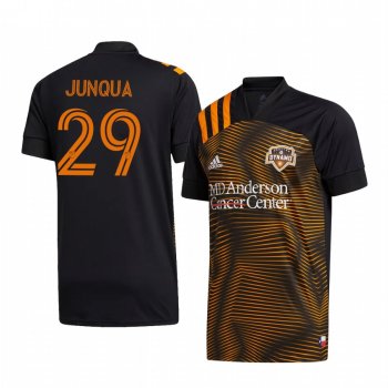 Sam Junqua Houston Dynamo 2020-21 HTX 15 Men's Black Short Sleeve Jersey