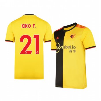 Men's Kiko Femenía Watford Home Short Sleeve Jersey 19-20