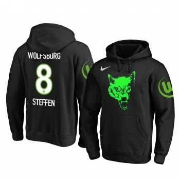 Renato Steffen VfL Wolfsburg Iconic Dark Green Team Logo Pullover Hoodie