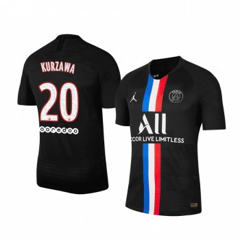 Layvin Kurzawa Paris Saint-Germain 19/20 Black Fourth official Jersey Men's