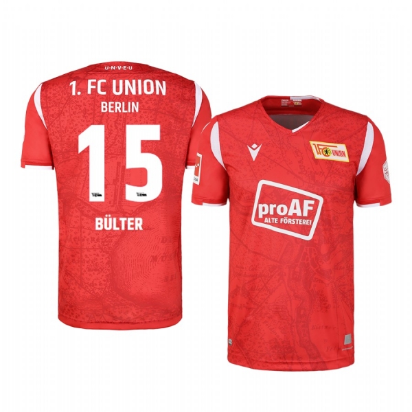 Youth Union Berlin Marius Bulter Red 100th Anniversary Short Sleeve Jersey 2020