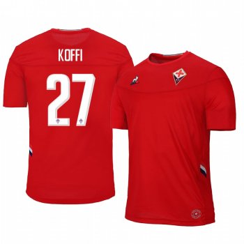 Christian Koffi Fiorentina 19-20 Away Short Sleeve Jersey