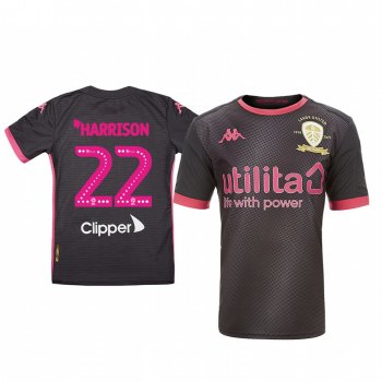 Youth Leeds United Jack Harrison Black Away Short Sleeve Jersey 19-20