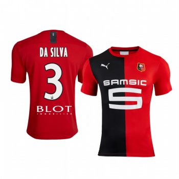 Stade Rennais Damien Da Silva Home Men's Jersey 19-20