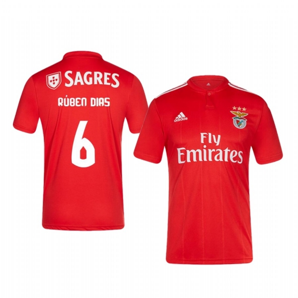 Men's Benfica Ruben Dias Home Jersey 18-19