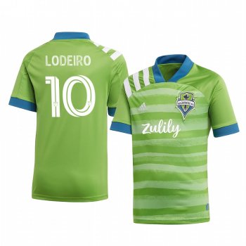 Youth Seattle Sounders FC Nicolas Lodeiro Green Forever Short Sleeve Jersey 2020