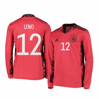 Youth 2020 Germany Bernd Leno Red UEFA Euro Goalkeeper Jersey