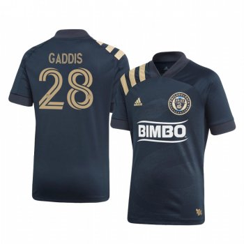 Ray Gaddis Philadelphia Union 2020-21 Home Men's Gaddis Short Sleeve Jersey