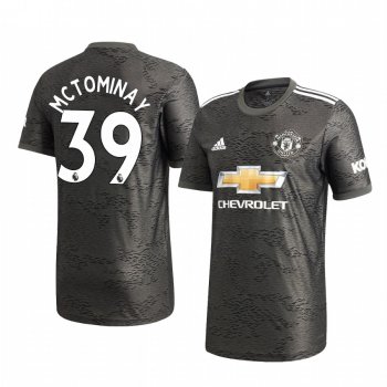 Scott McTominay Manchester United 2020-21 Away Men's Black Short Sleeve Jersey