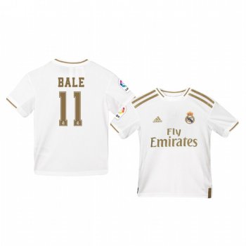 Youth Gareth Bale Real Madrid 19-20 Home Jersey