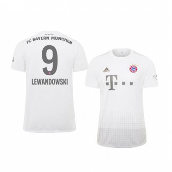 Youth Bayern Munich Robert Lewandowski White Away Jersey 19-20