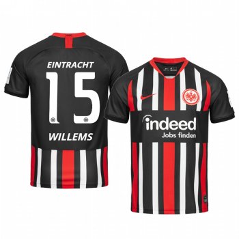 Defender Eintracht Frankfurt Jetro Willems Men's Home Jersey 19-20