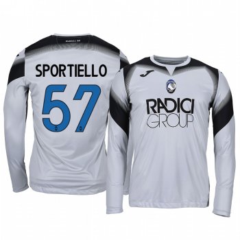 19-20 Atalanta Marco Sportiello Gray Goalkeeper Long Sleeve Jersey Men's