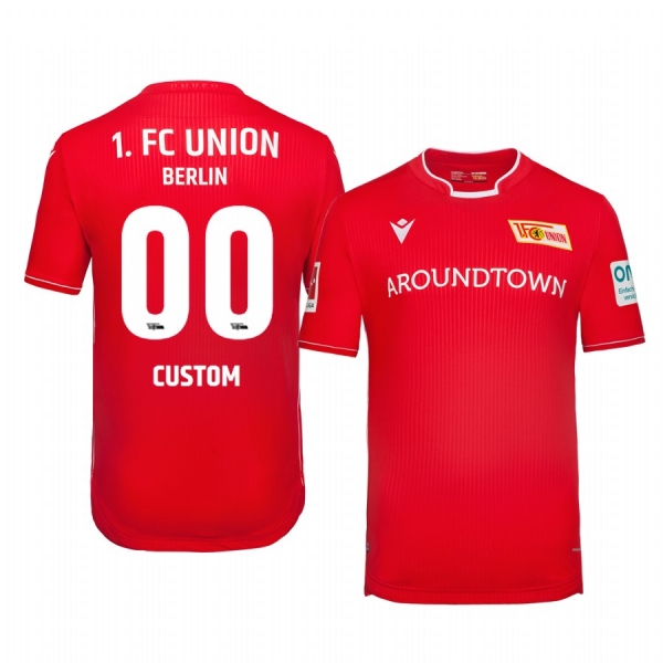 Custom Union Berlin 19-20 Home Men's Red Official Short Sleeve Jersey