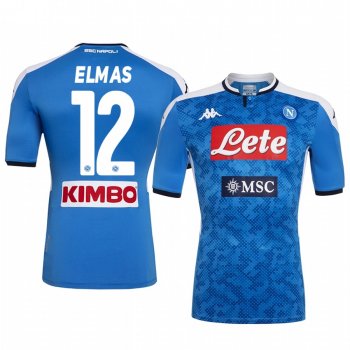 SSC Napoli Elif Elmas 19-20 Home Men's Short Sleeve Jersey