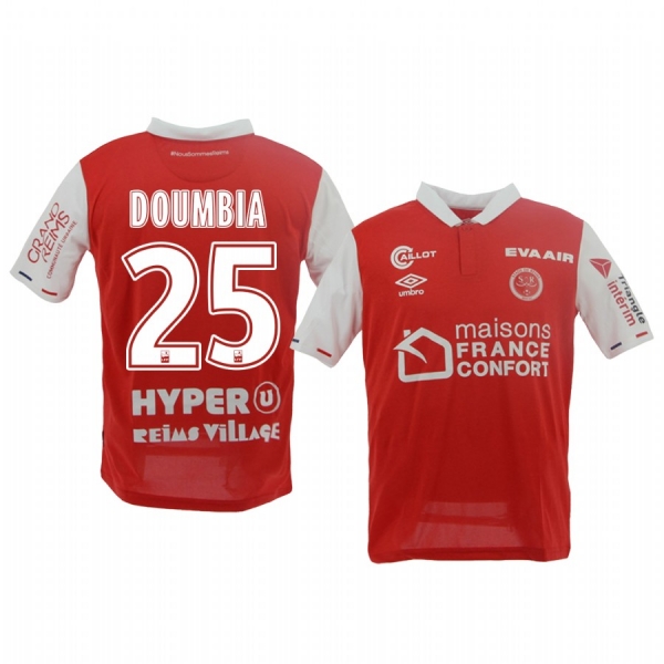 Stade de Reims Moussa Doumbia Home Men's Jersey 19-20