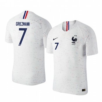 Antoine Griezmann France 2018 World Cup Champions Away Men's White Short Sleeve Jersey