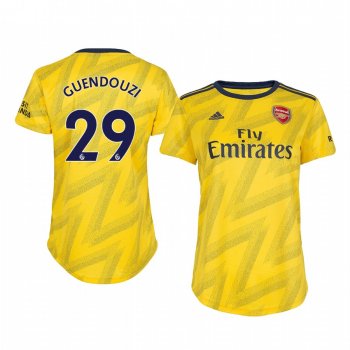 Women's Mattéo Guendouzi Arsenal Away Short Sleeve Jersey 19-20