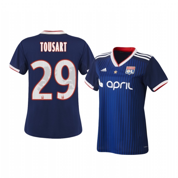 Women's Olympique Lyonnais Lucas Tousart Away Jersey 19-20